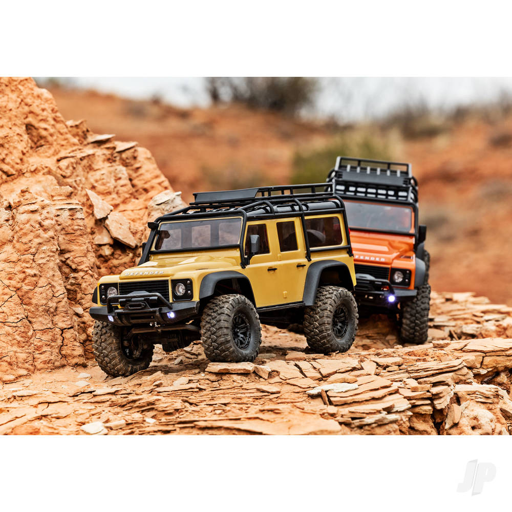 Traxxas TRX-4M Land Rover Defender 1:18 4WD Electric Trail Crawler, Tan (+ - TRX97054-1-TAN 11