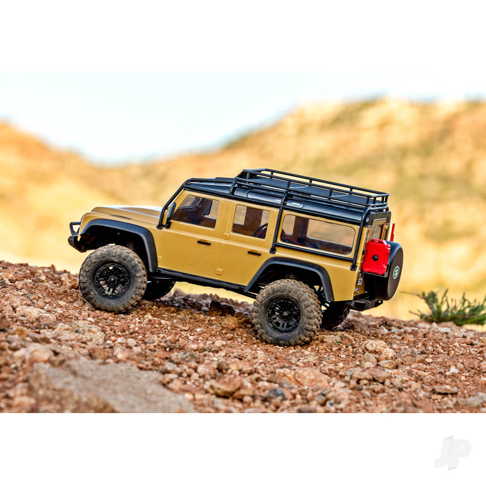 Traxxas TRX-4M Land Rover Defender 1:18 4WD Electric Trail Crawler, Tan (+ - TRX97054-1-TAN 13