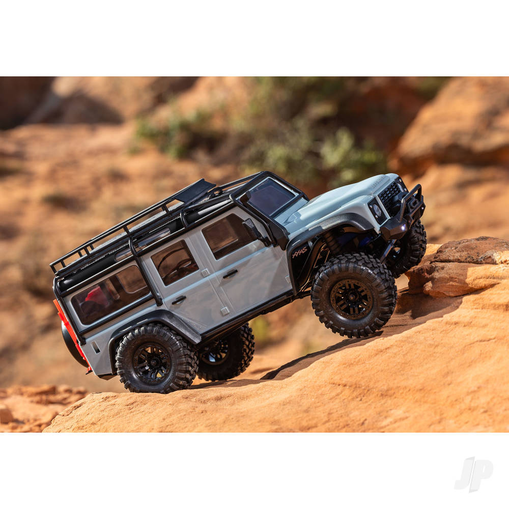 Traxxas TRX-4M Land Rover Defender 1:18 4WD Electric Trail Crawler, Light Blue