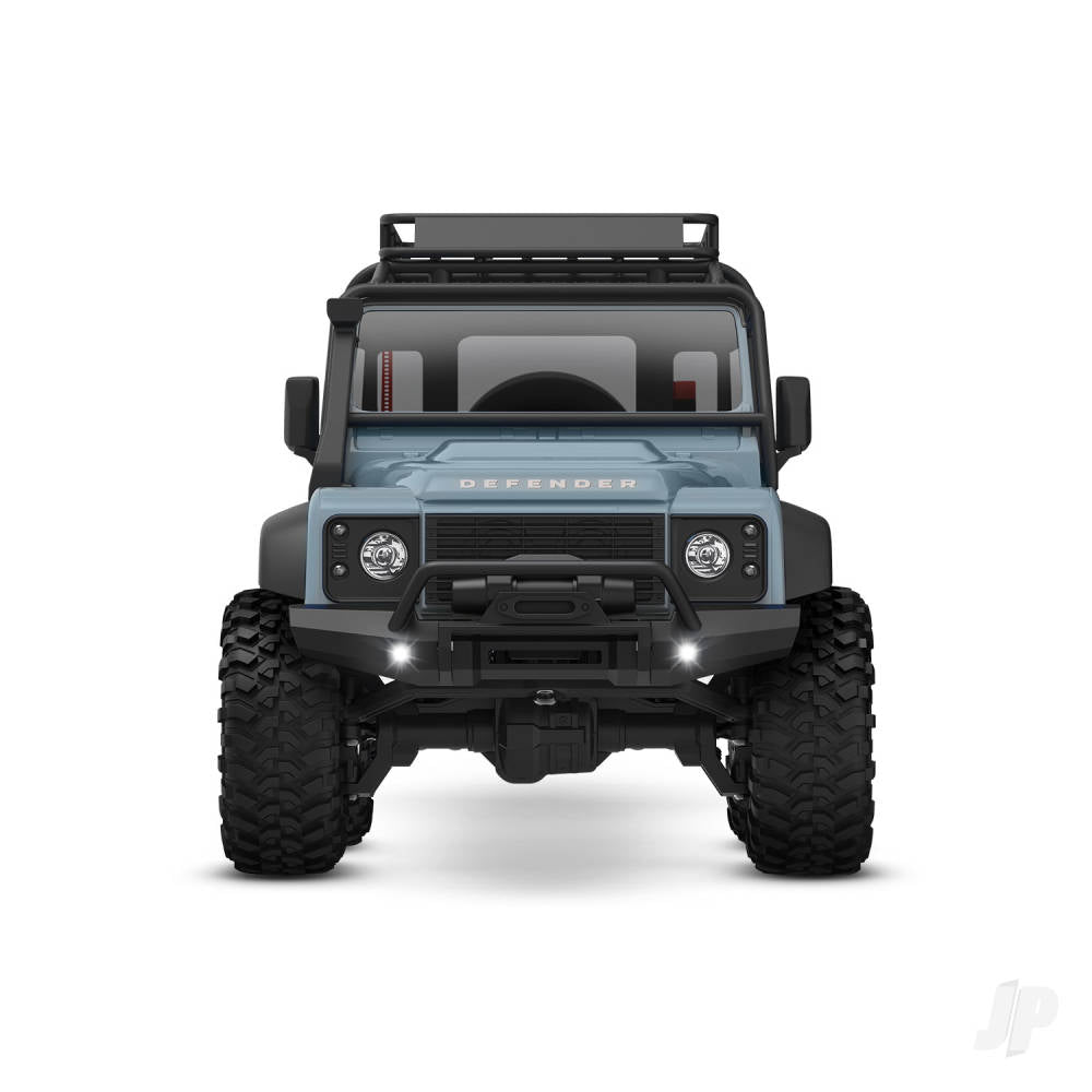Traxxas TRX-4M Land Rover Defender 1:18 4WD Electric Trail Crawler, Light Blue