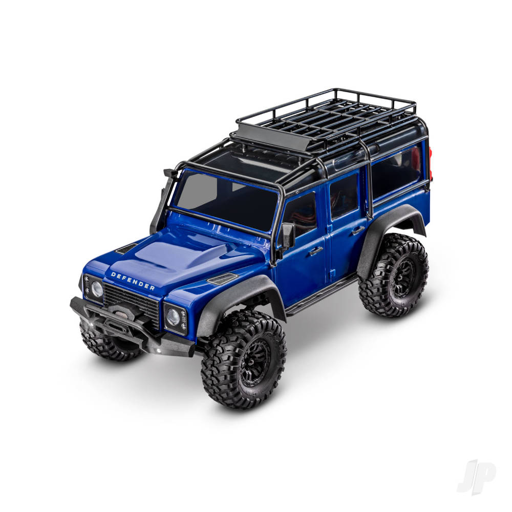Traxxas TRX-4M Land Rover Defender 1:18 4WD Electric Trail Crawler, Light Blue