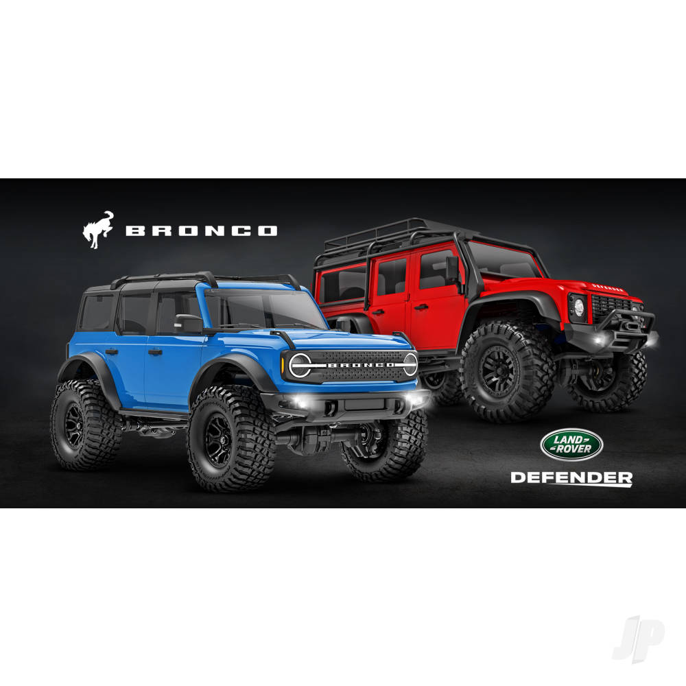 Traxxas TRX-4M Land Rover Defender 1:18 4WD Electric Trail Crawler, Light Blue