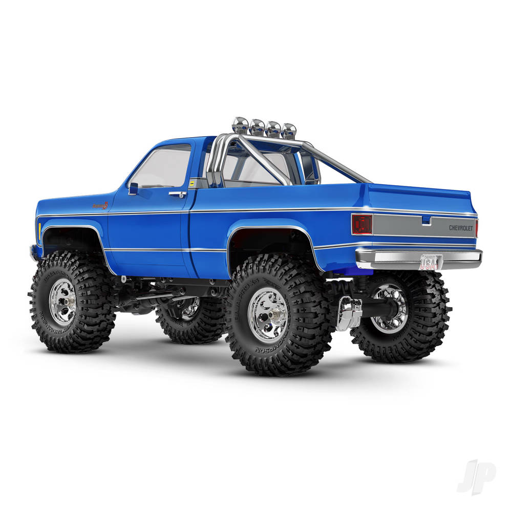 Traxxas TRX-4M Chevrolet 1979 K10 1:18 4WD Electric Trail Crawler, Blue (+ - TRX97064-1-BLUE 1