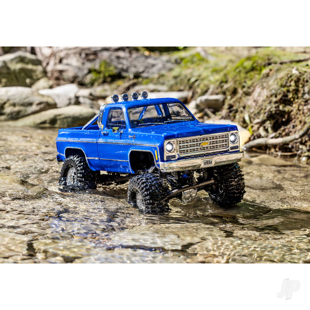 Traxxas TRX-4M Chevrolet 1979 K10 1:18 4WD Electric Trail Crawler, Blue (+ - TRX97064-1-BLUE 7