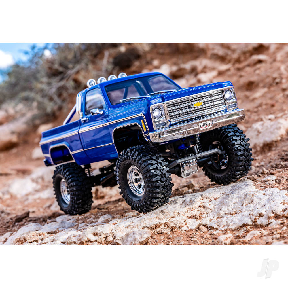 Traxxas TRX-4M Chevrolet 1979 K10 1:18 4WD Electric Trail Crawler, Blue (+ - TRX97064-1-BLUE 8