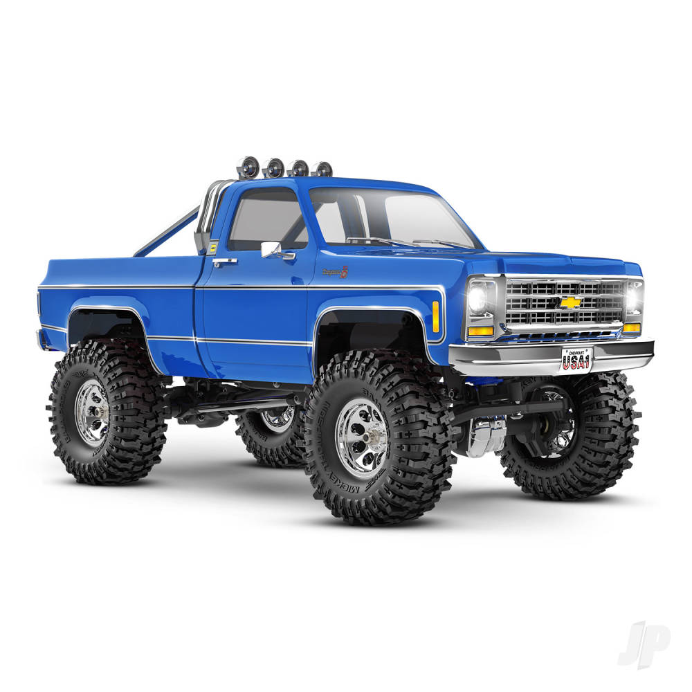 Traxxas TRX-4M Chevrolet 1979 K10 1:18 4WD Electric Trail Crawler, Blue (+ - TRX97064-1-BLUE Main