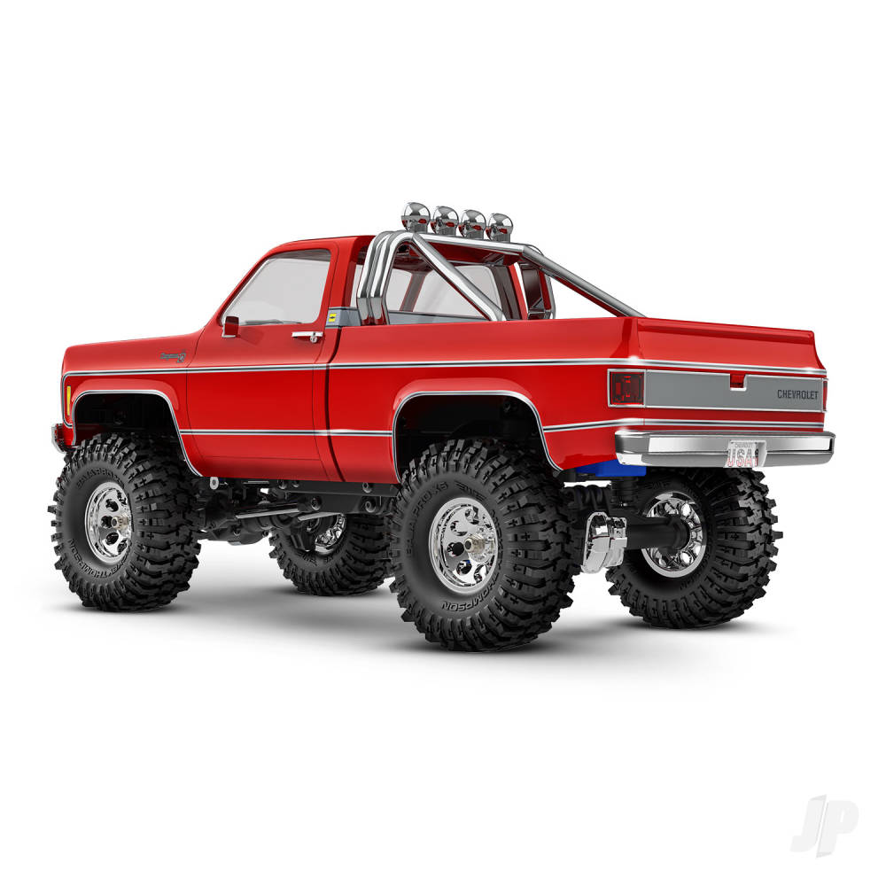 Traxxas TRX-4M Chevrolet 1979 K10 1:18 4WD Electric Trail Crawler, Red (+  - TRX97064-1-RED 1