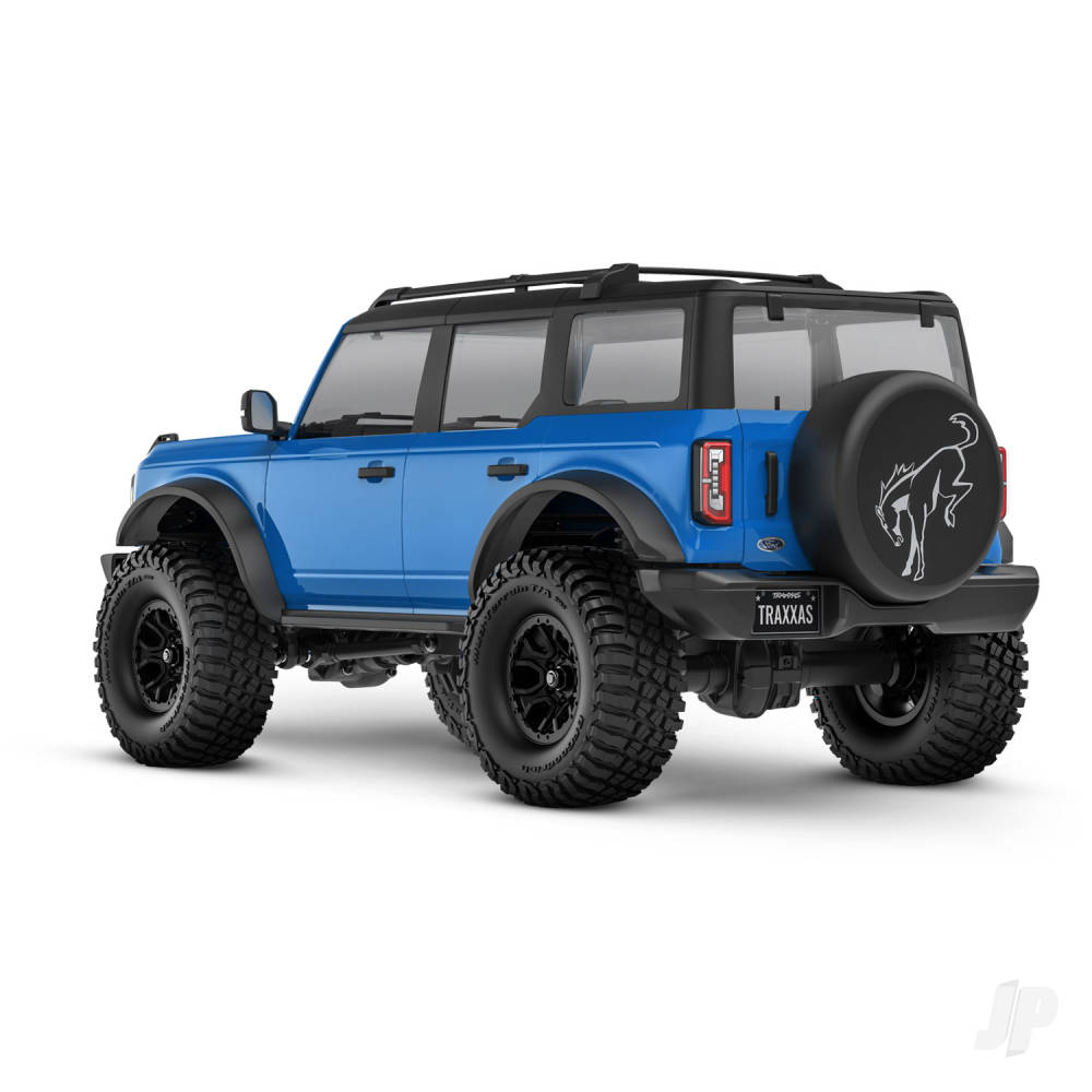 Traxxas TRX-4M Ford Bronco 1:18 4WD Electric Trail Crawler, Blue (+ TQ, EC - TRX97074-1-BLUE 1