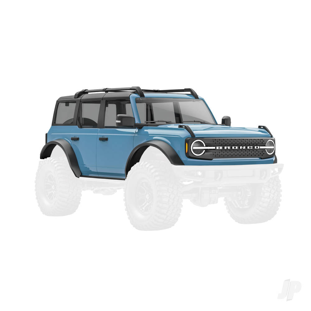 Traxxas Body, Ford Bronco, complete, Area 51 (includes grille, side mirrors, door handles, fender flares, windshield wipers, spare Tyre mount, & clipless mounting) TRX9711-ARE51