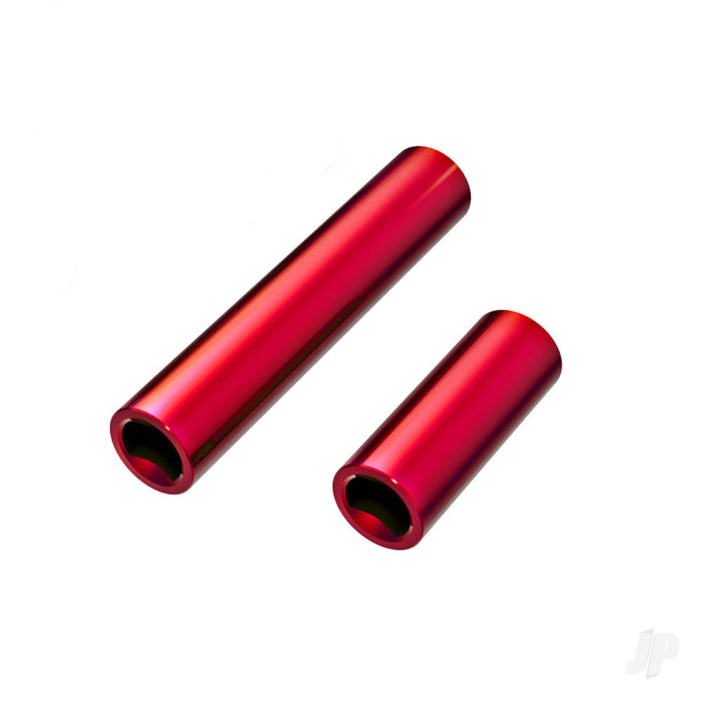 Traxxas Driveshafts, Center, female, 6061-T6 aluminium (red-anodised) (front & rear) (for use with #9751 metal Center driveshafts) TRX9752-RED