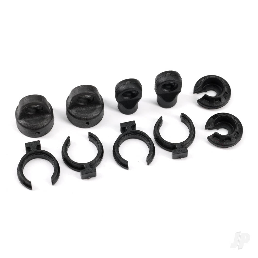 Traxxas Shock cap (2)/ spring perch (2)/ rod end (2)/ spring preload spacer (4) TRX9762A