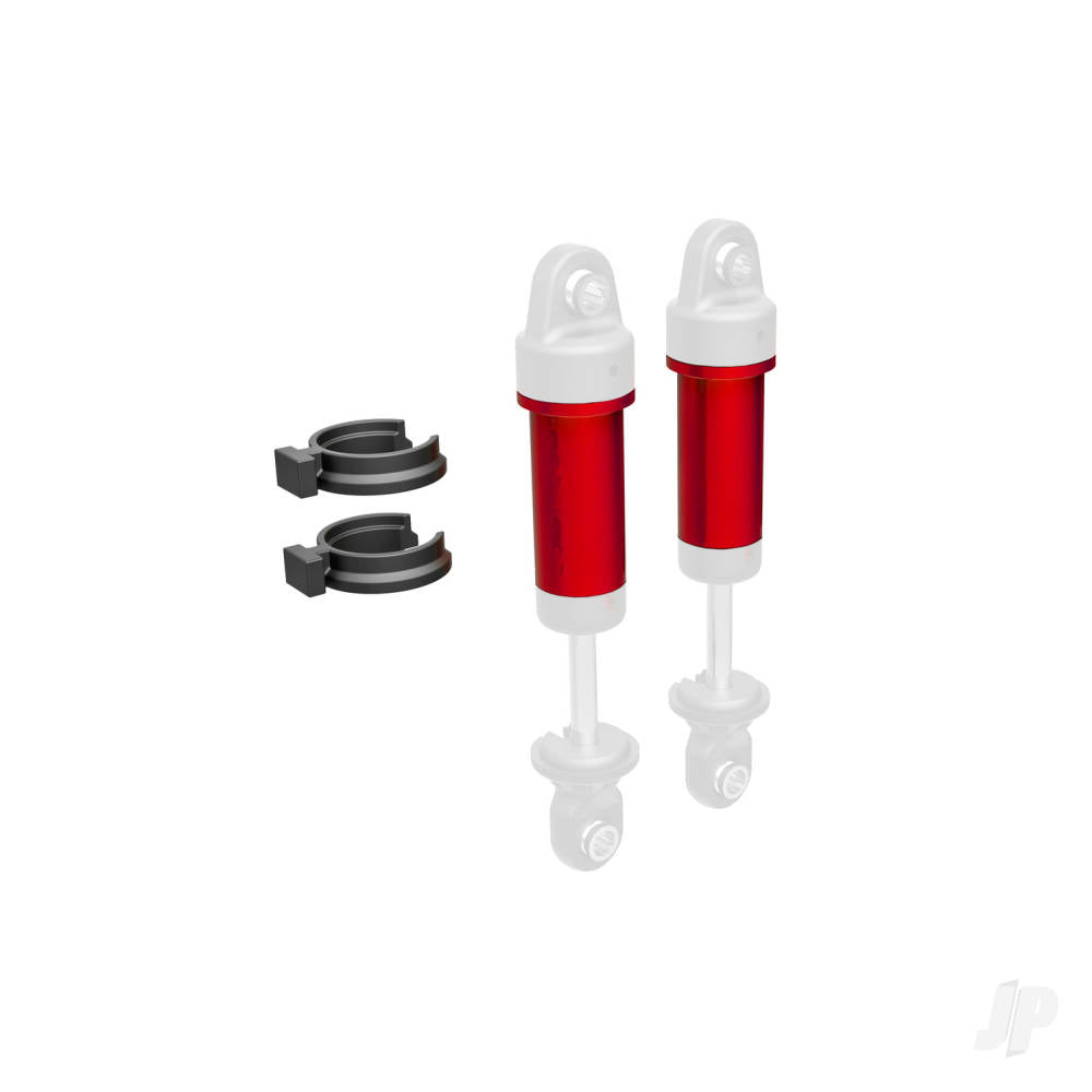 Traxxas Body, GTM shock, 6061-T6 aluminium (red-anodised) (includes spring pre-load spacers) (2) TRX9763-RED