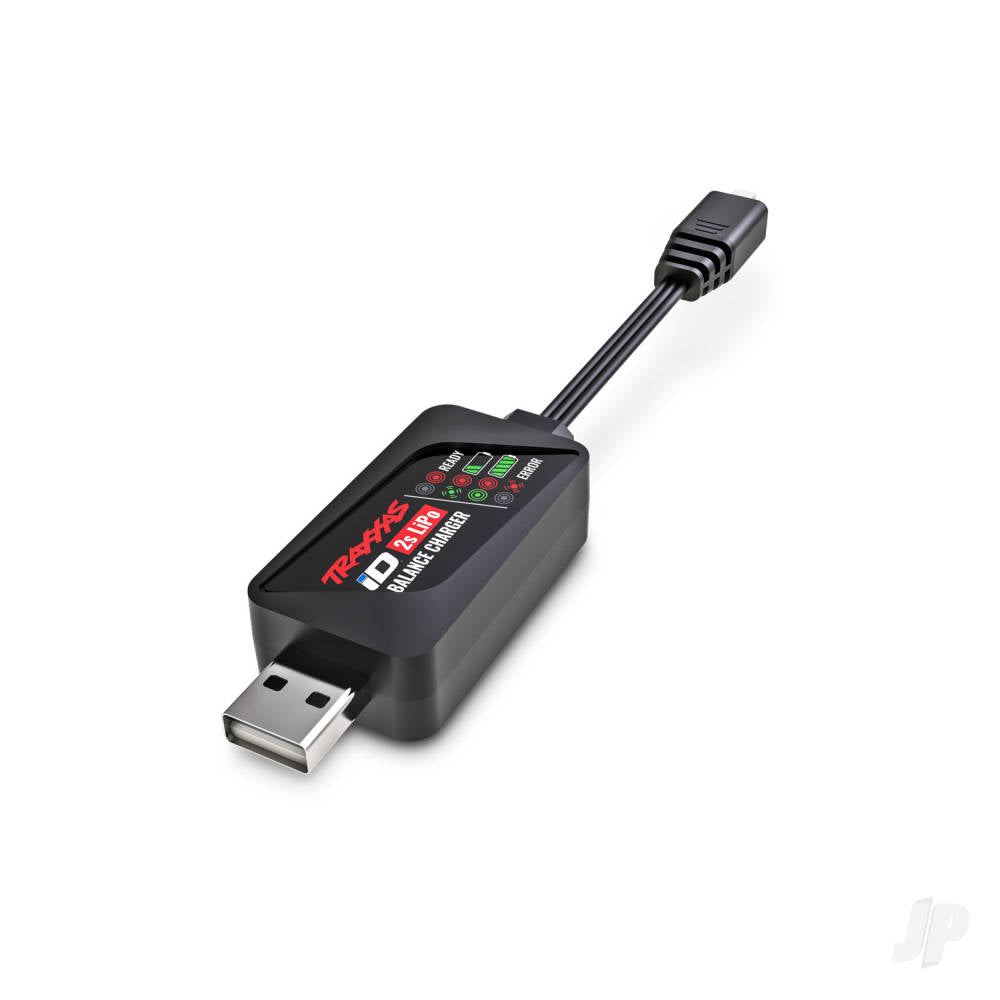 Traxxas Charger, iD Balance, USB (2-cell 7.4 volt LiPo with iD connector only) TRX9767