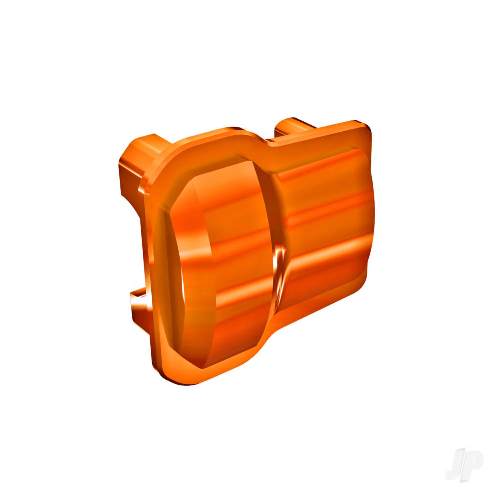 Traxxas Axle cover, 6061-T6 aluminium (orange-anodised) (2)/ 1.6x12mm BCS (with threadlock) (8) TRX9787-ORNG