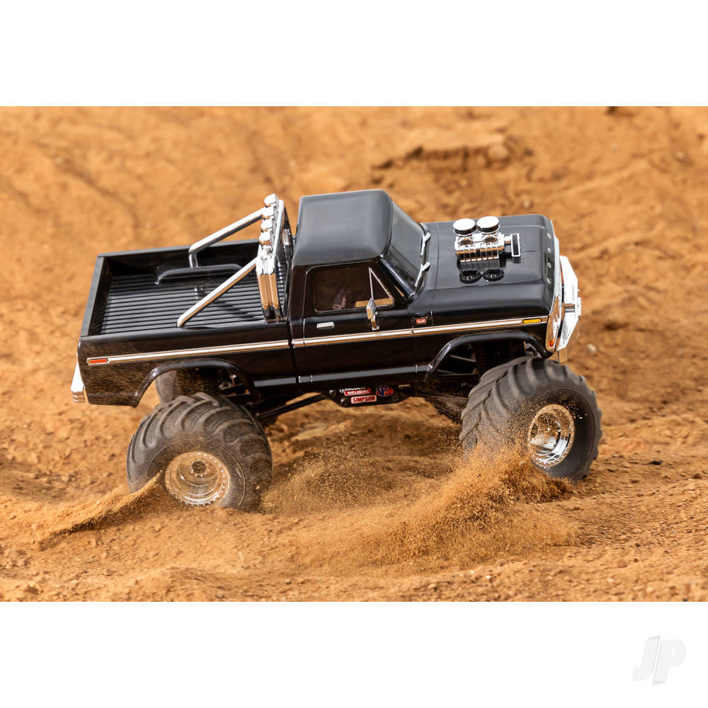 Traxxas TRX-4MT Ford F-150 1:18 4WD Electric Monster Truck, Black (+ TQ, E - TRX98044-1-BLK 7