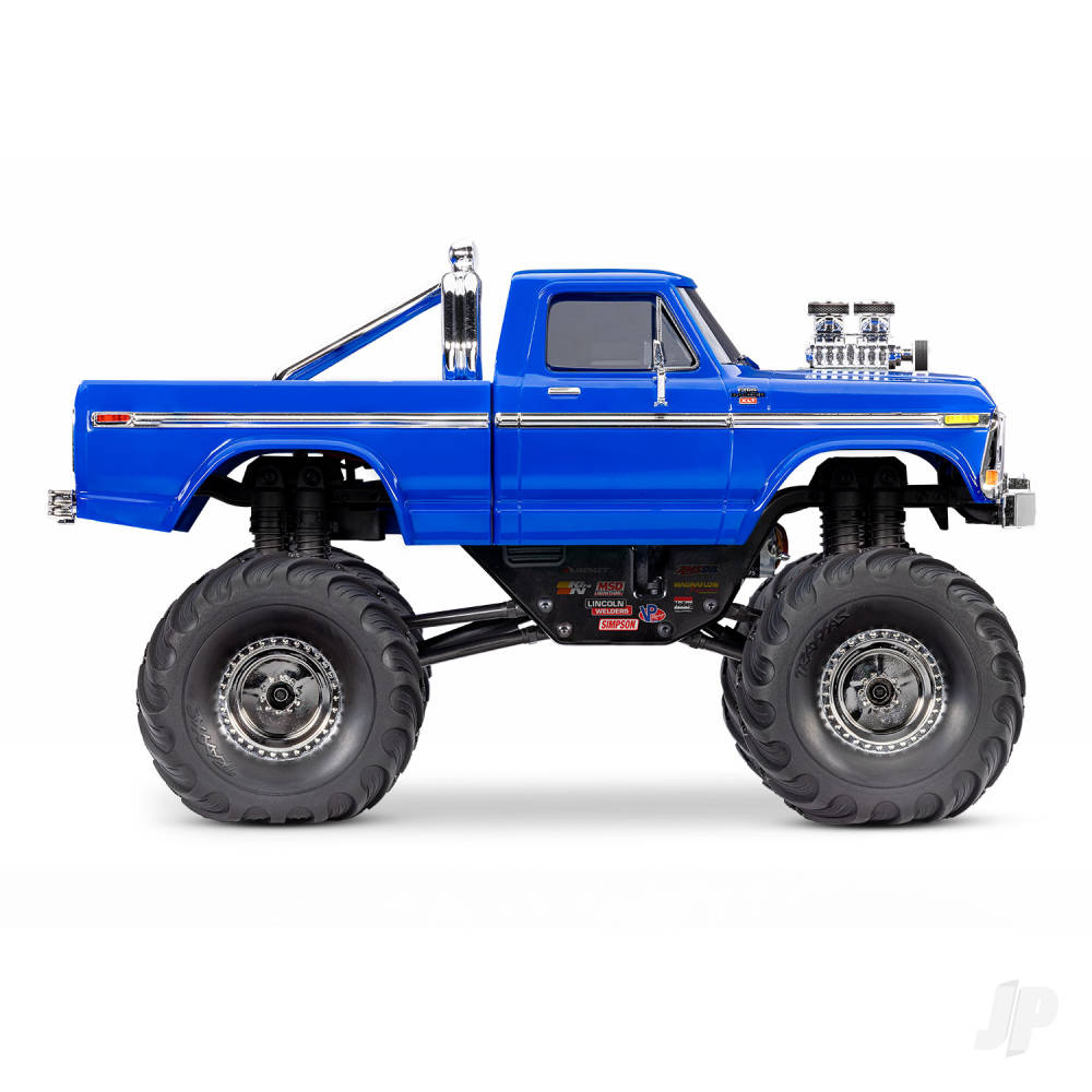 Traxxas TRX-4MT Ford F-150 1:18 4WD Electric Monster Truck, Blue (+ TQ, EC - TRX98044-1-BLUE 1