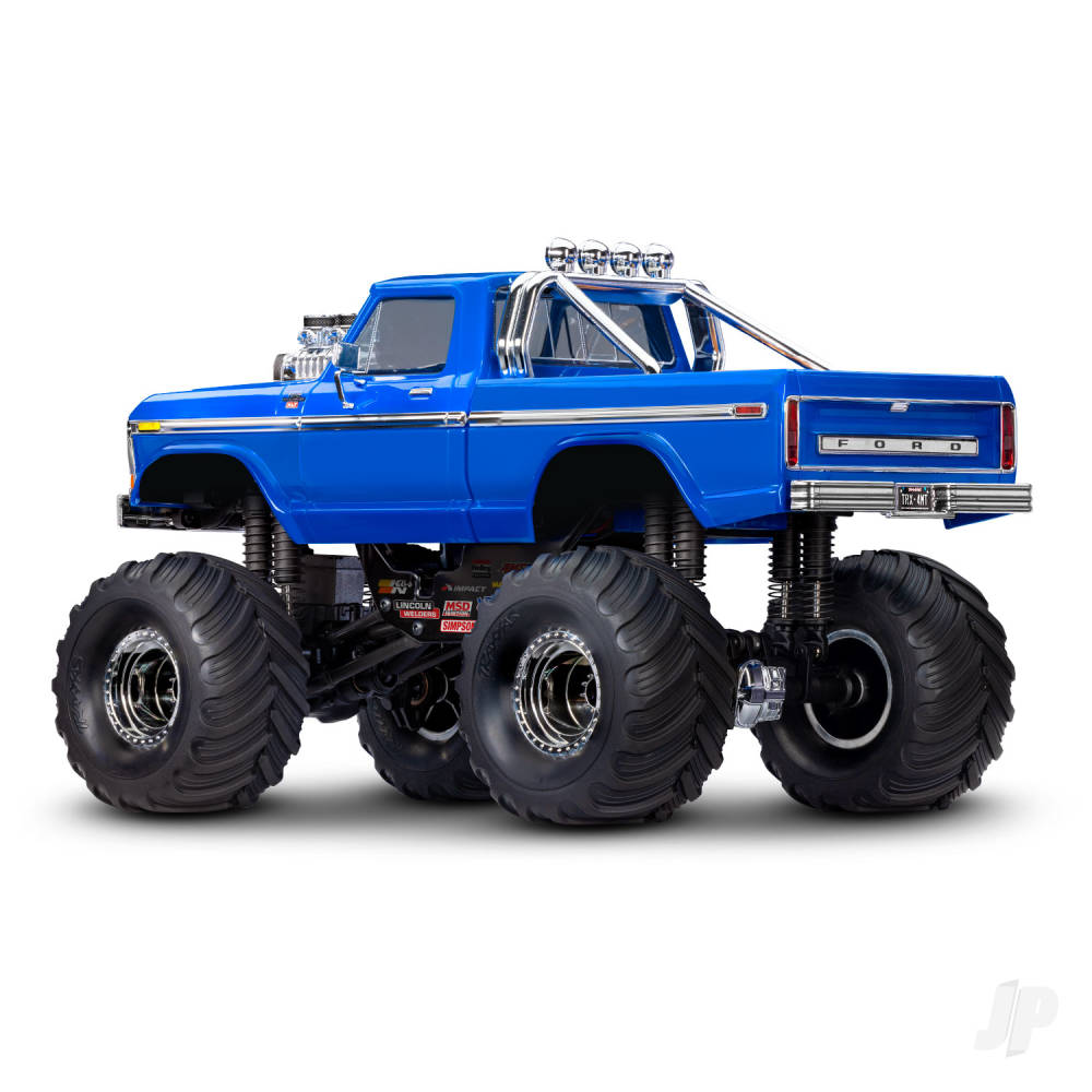 Traxxas TRX-4MT Ford F-150 1:18 4WD Electric Monster Truck, Blue (+ TQ, EC - TRX98044-1-BLUE 2