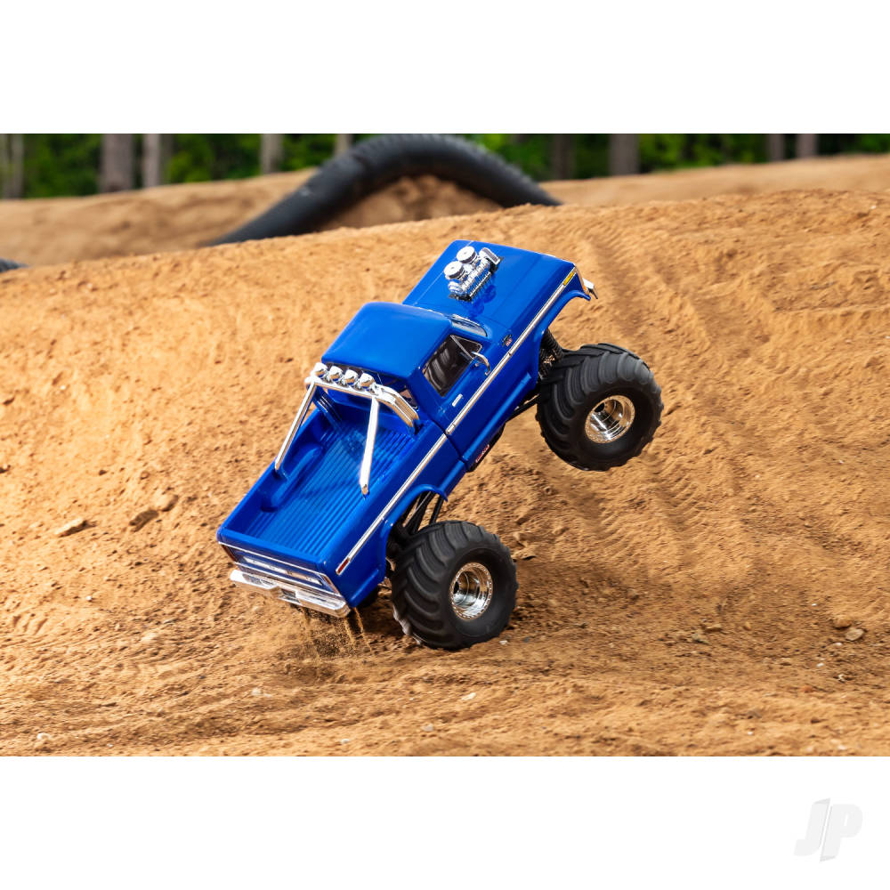 Traxxas TRX-4MT Ford F-150 1:18 4WD Electric Monster Truck, Blue (+ TQ, EC - TRX98044-1-BLUE 9