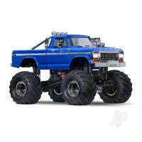 Traxxas TRX-4MT Ford F-150 1:18 4WD Electric Monster Truck, Blue (+ TQ, EC - TRX98044-1-BLUE Main