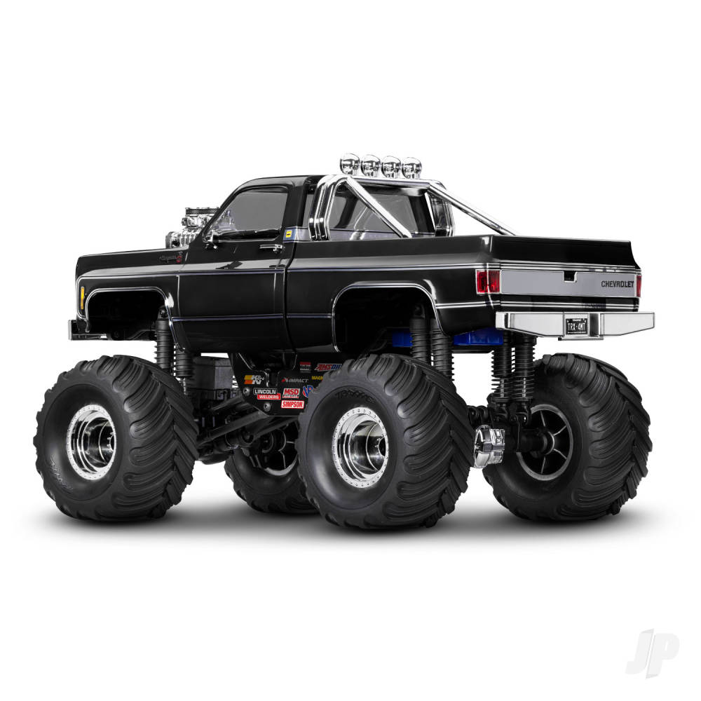 Traxxas TRX-4MT Chevrolet K10 1:18 4WD Electric Monster Truck, Red (+ TQ,  - TRX98064-1-BLK 2