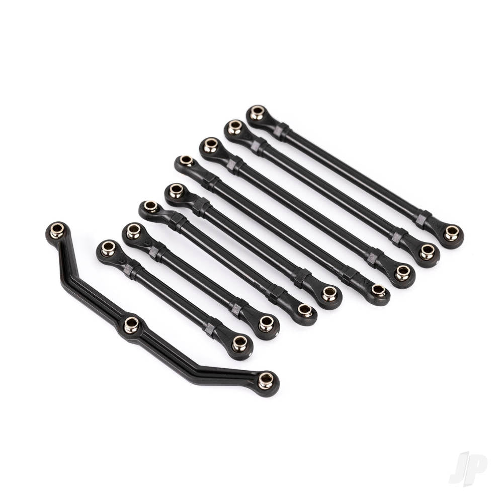 Traxxas Suspension link set, complete (front & rear) (includes steering link (1), front lower links (2), front upper links (2), rear links (4)) (assembled with hollow balls) (fits 1/18 scale vehicles with long wheelbase) TRX9842