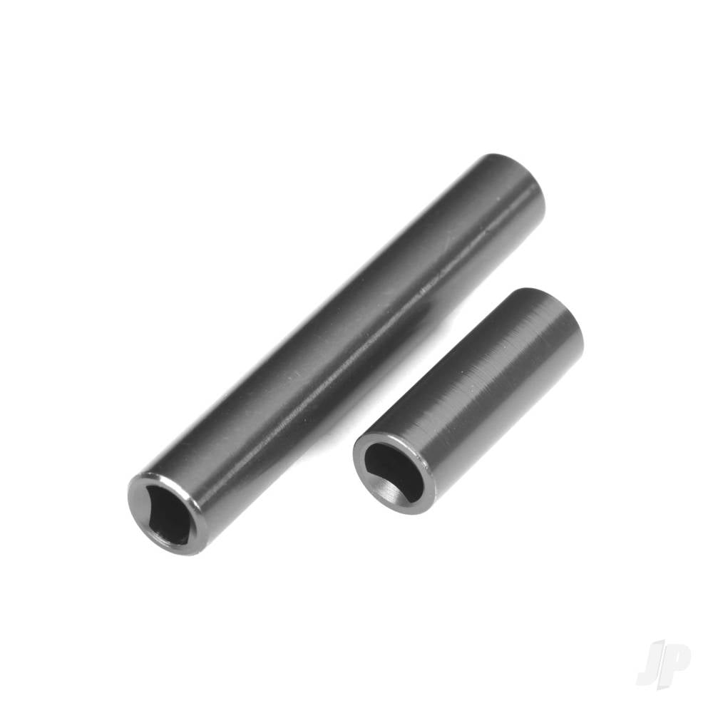 Traxxas Driveshafts, center, female, 6061-T6 aluminium (dark titanium-anodised) (front & rear) (for use with #9751 metal center driveshafts) (fits 1/18 TRX-4M vehicles with 162mm wheelbase) TRX9852-GRAY