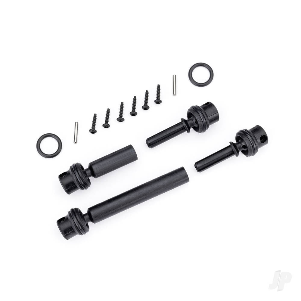 Traxxas Driveshafts, center, assembled (front & rear) (fits 1/18 scale vehicles with long wheelbase) TRX9855