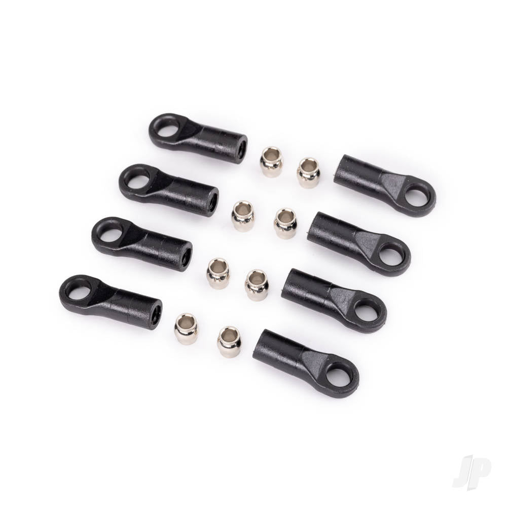 Traxxas Rod ends, long (8)/ hollow balls, steel (8) (for 1:18 TRX-4M vehicle accessory suspension links) TRX9859