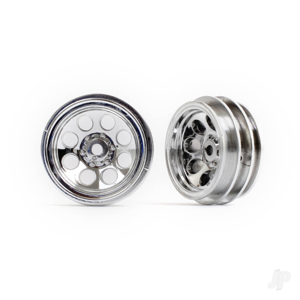 Traxxas Wheels, 1.0" (chrome) (2) TRX9870