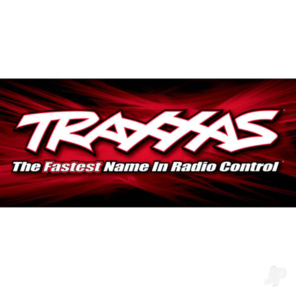 Traxxas Traxxas racing banner, Red &amp; black (3x7 feet) TRX9909