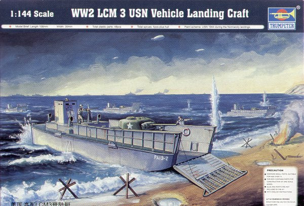 Trumpeter 1:144 - LCM III USN Landing Craft