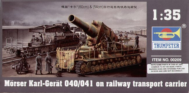 Trumpeter Morser Karl Gerat 040/041 - TU00209 - Military Vehicle Kits