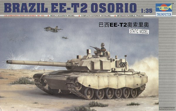 Trumpeter Brazilian Army EE-T1 Osorio Main Battle Tank PKTM00333