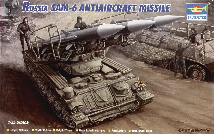 Trumpeter Soviet Army SAM-6 Tank Anti-Aircraft Missile PKTM00361