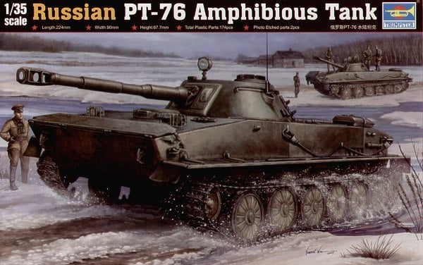 Trumpeter 1:35 - PT-76 Russian Light Amphibious Tank