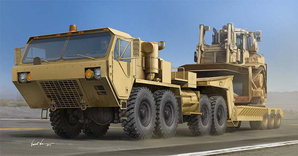 Trumpeter 1:35 - M983a2 HEMTT Tractor with M870a1