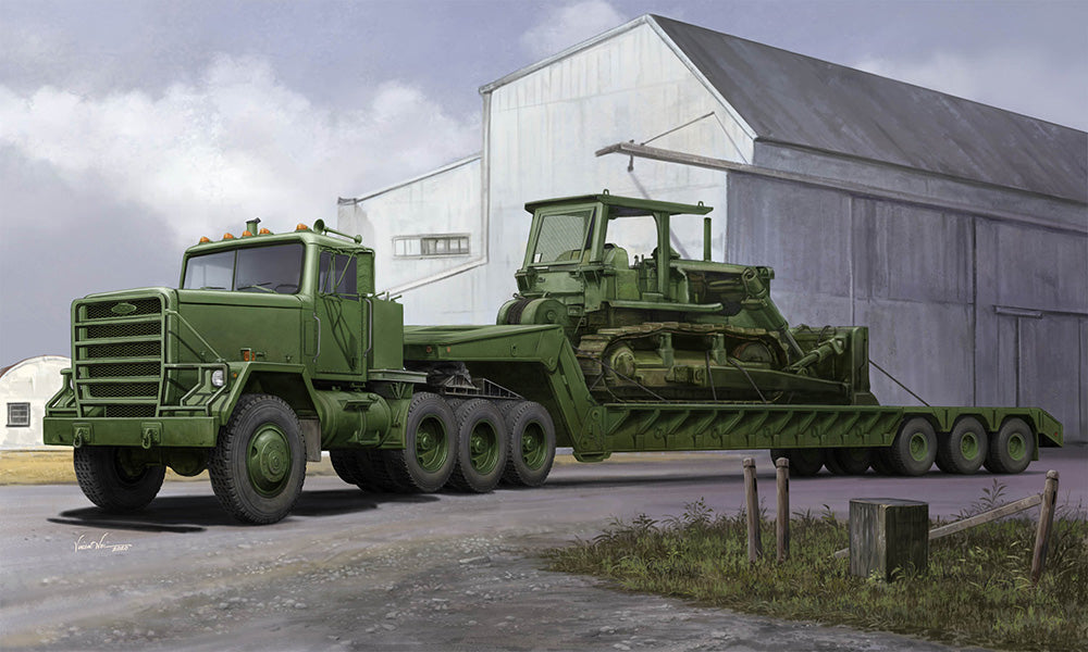 Trumpeter 1:35 - M920 Tractor Tow M870a1 Semi Trailer