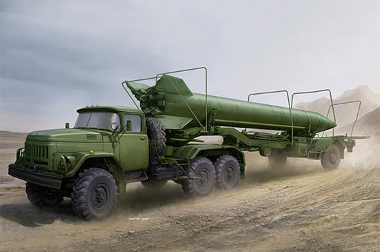 Trumpeter 1:35 - Zil-131V tow 2T3M1 Trailer w/missile