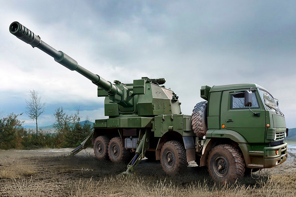 Trumpeter Russian Truck-mounted - TU01085 - Military Vehicle Kits