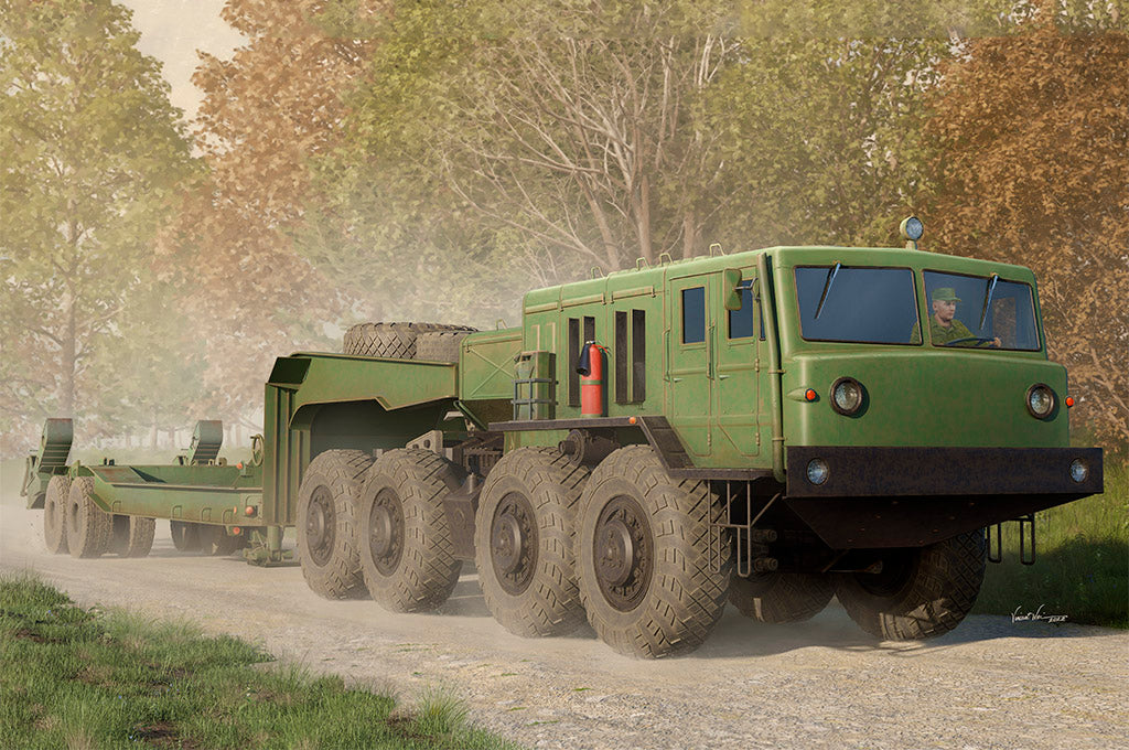 Trumpeter 1:35 - MAZ-545 with CHMZAP-5247G Semi-Trailer