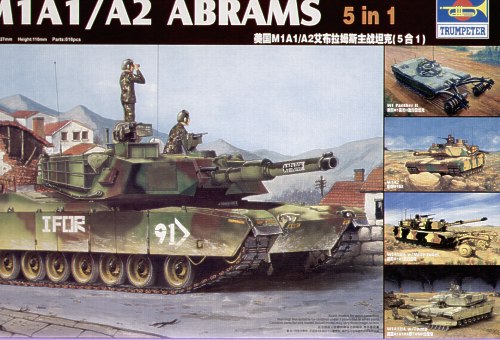 Trumpeter 1:35 - M1A1/A2 Abrams '5-in-1'