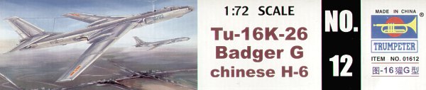 Trumpeter 1:72 - Tupolev Tu-16K-26 Badger G