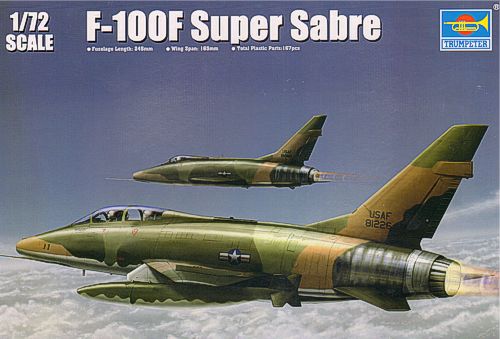 Trumpeter 1:72 - North American F-100F Super Sabre