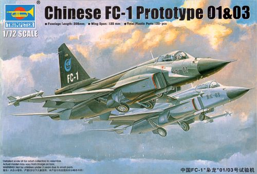 Trumpeter 1:72 - Chinese FC-1 Prototype 01 & 03