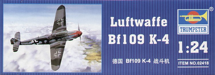 Trumpeter Messerschmitt Bf-109K-4- TU02418