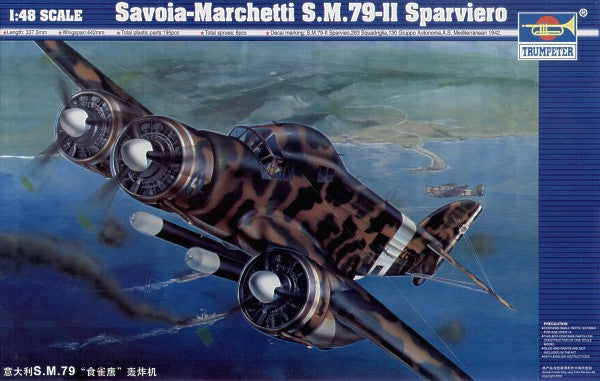Trumpeter Savoia-Marchetti S.M.79-II Sparviero
