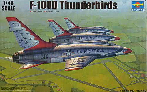 Trumpeter 1:48 - F-100D Super Sabre Thunderbirds