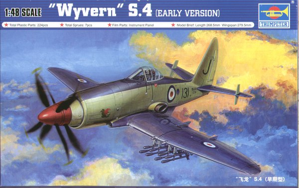 Trumpeter 1:48 - Westland Wyvern S.4 (early)