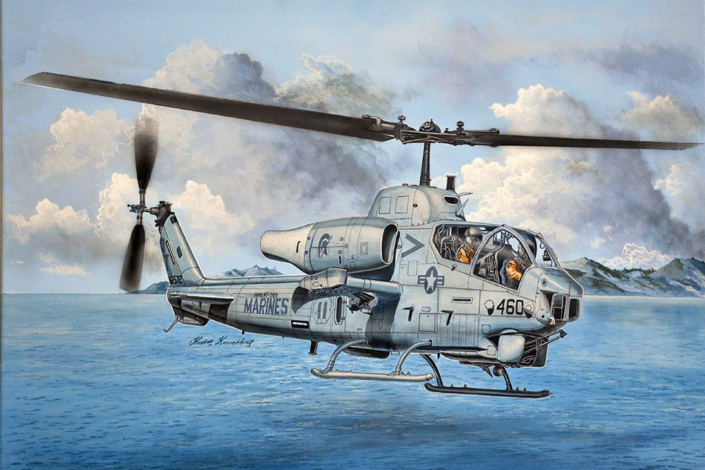Trumpeter 1:35 - AH-1W Super Cobra (Turned Exhaust)