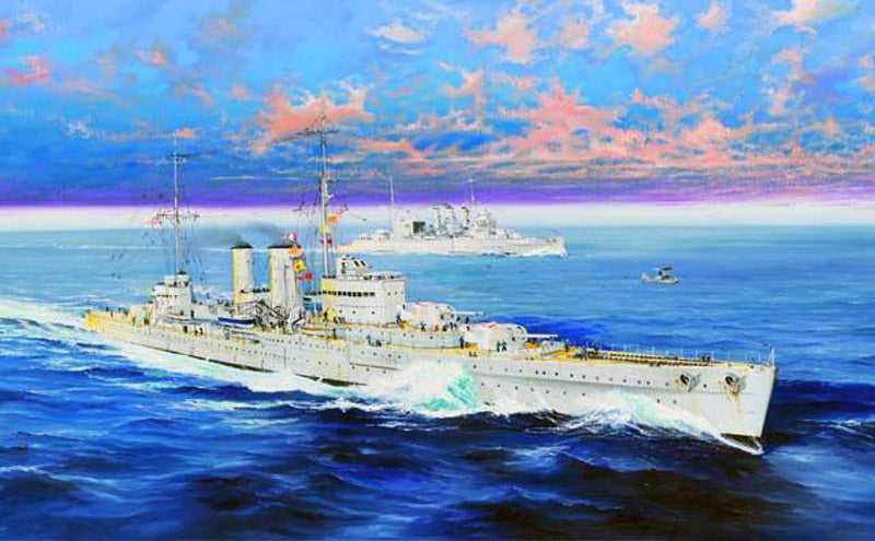 Trumpeter H.M.S. Exeter- TU05350